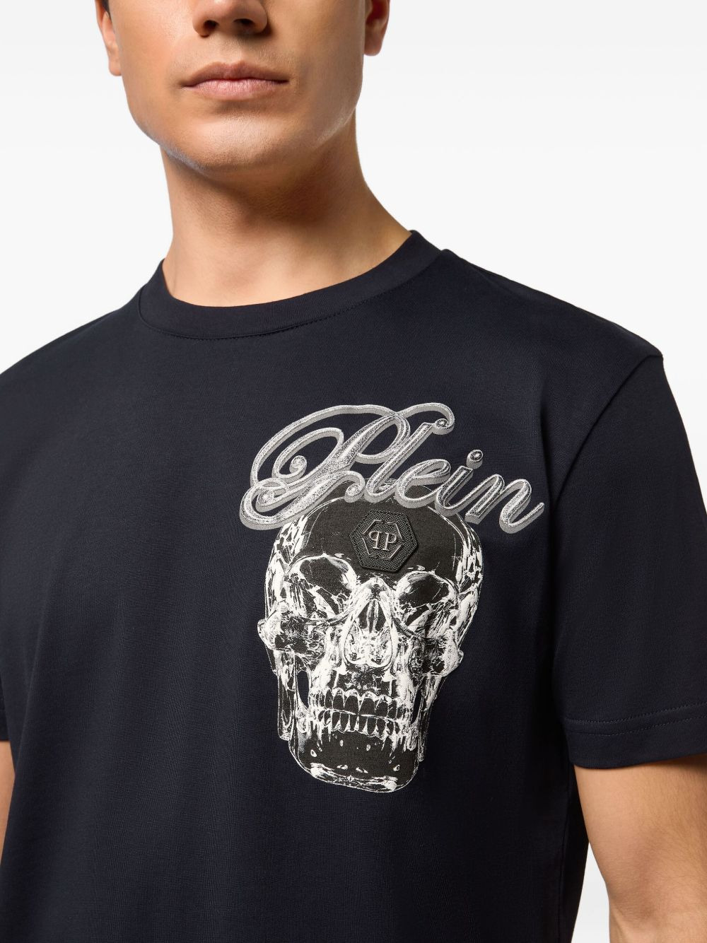 skull-graphic T-shirt - 4