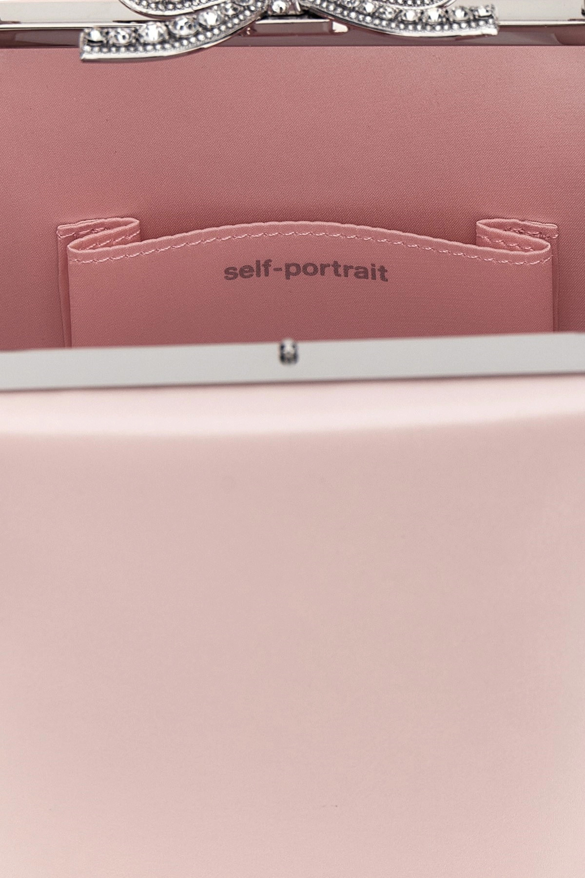 'Pink Leather Mini Bow' handbag - 5