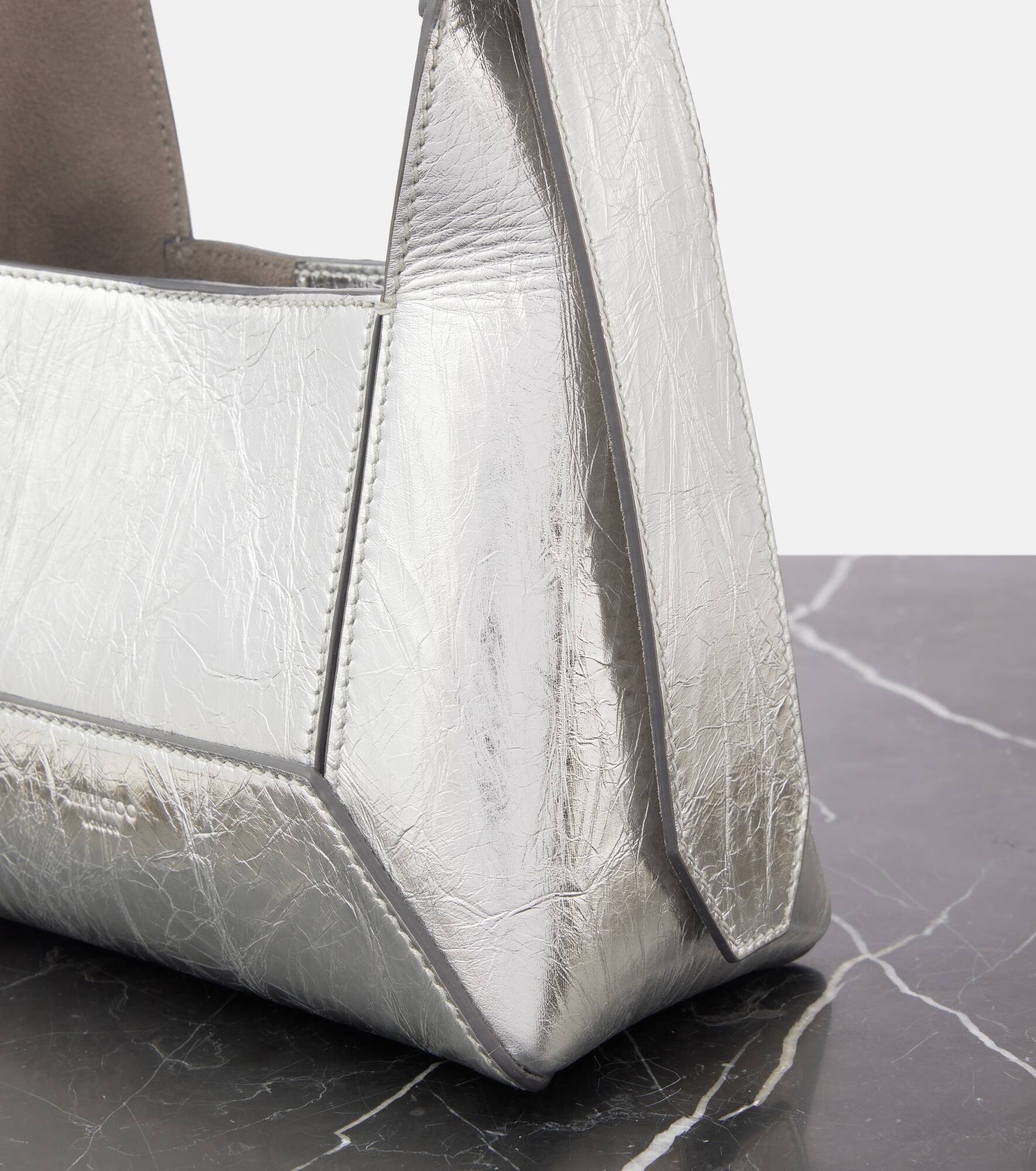 Diamond Small embellished leather shoulder bag - 6
