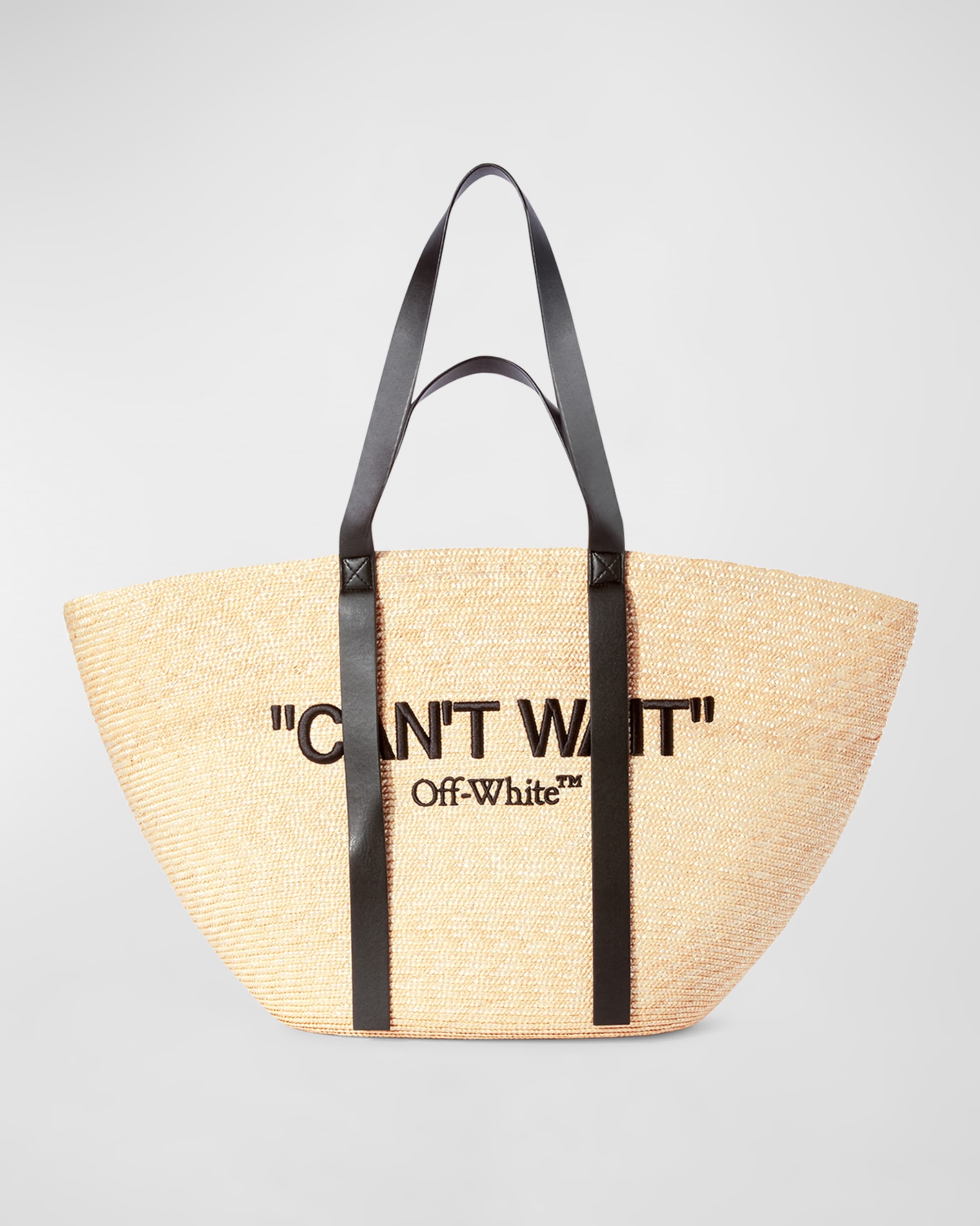 Day Off Raffia Tote Bag - 1