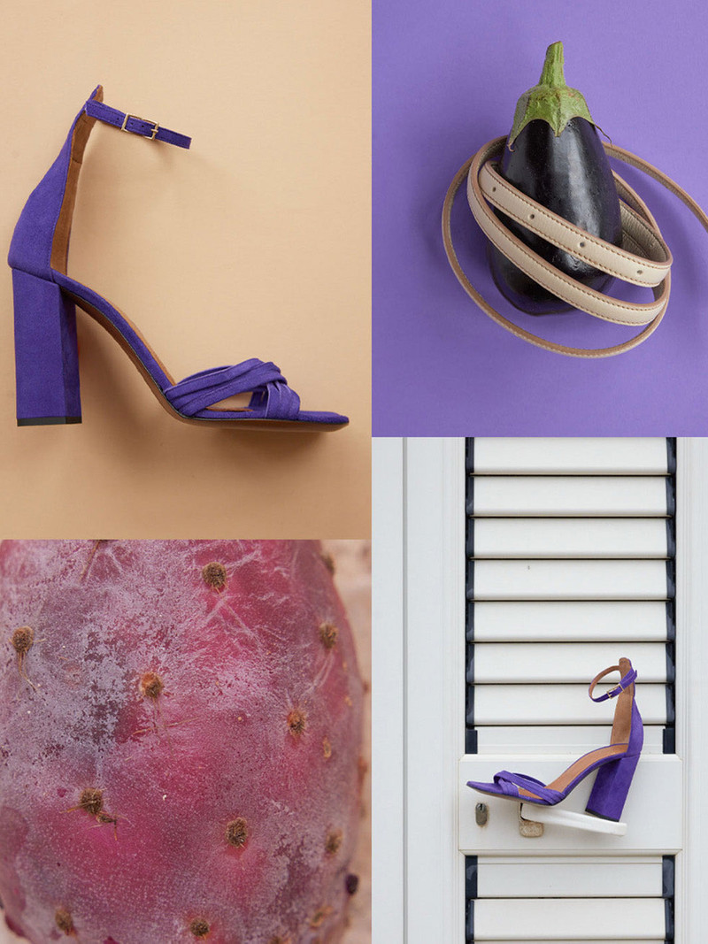 Drena Viola Suede Heeled sandals 5