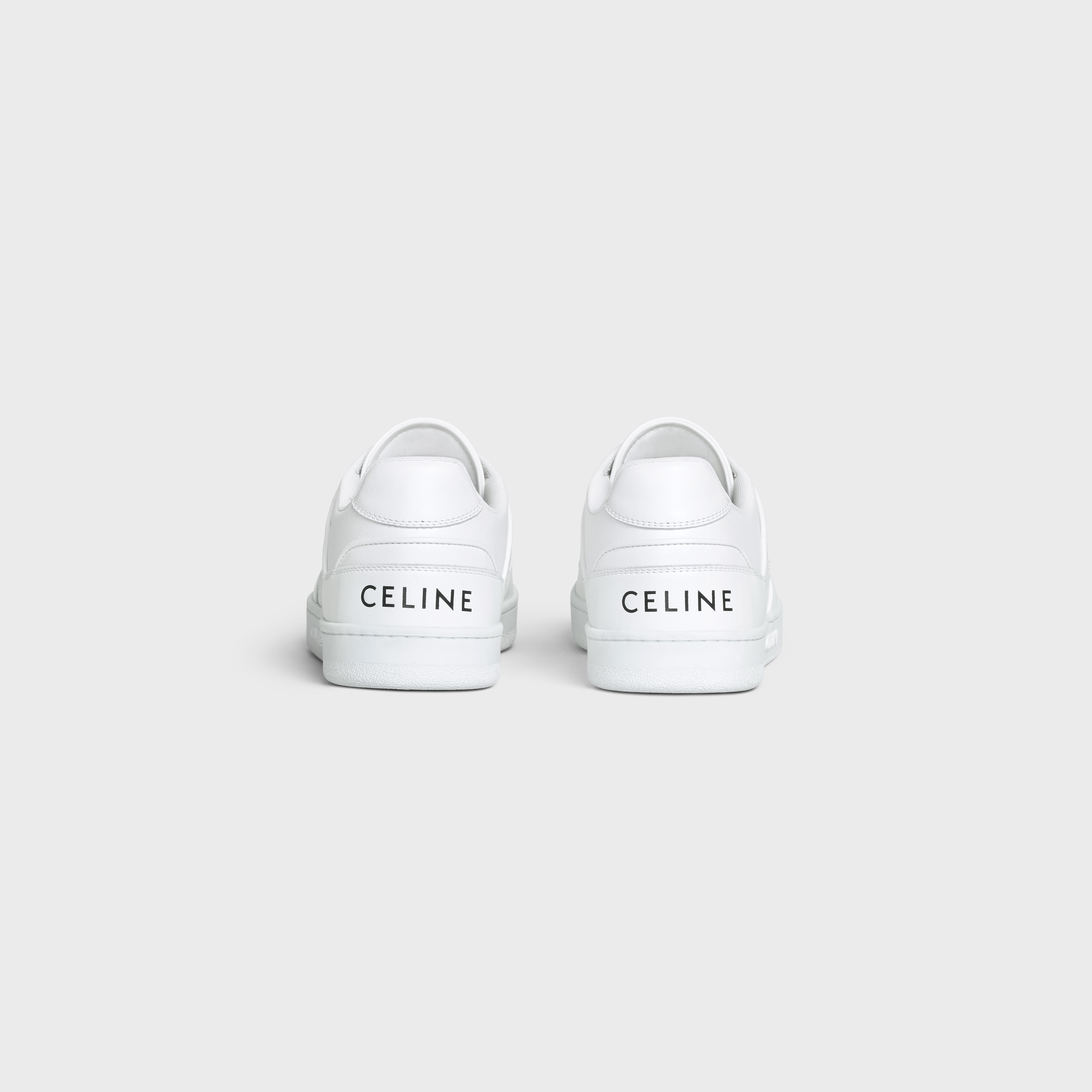 CT-04 CELINE TRAINER LOW LACE-UP SNEAKER in CALFSKIN - 3