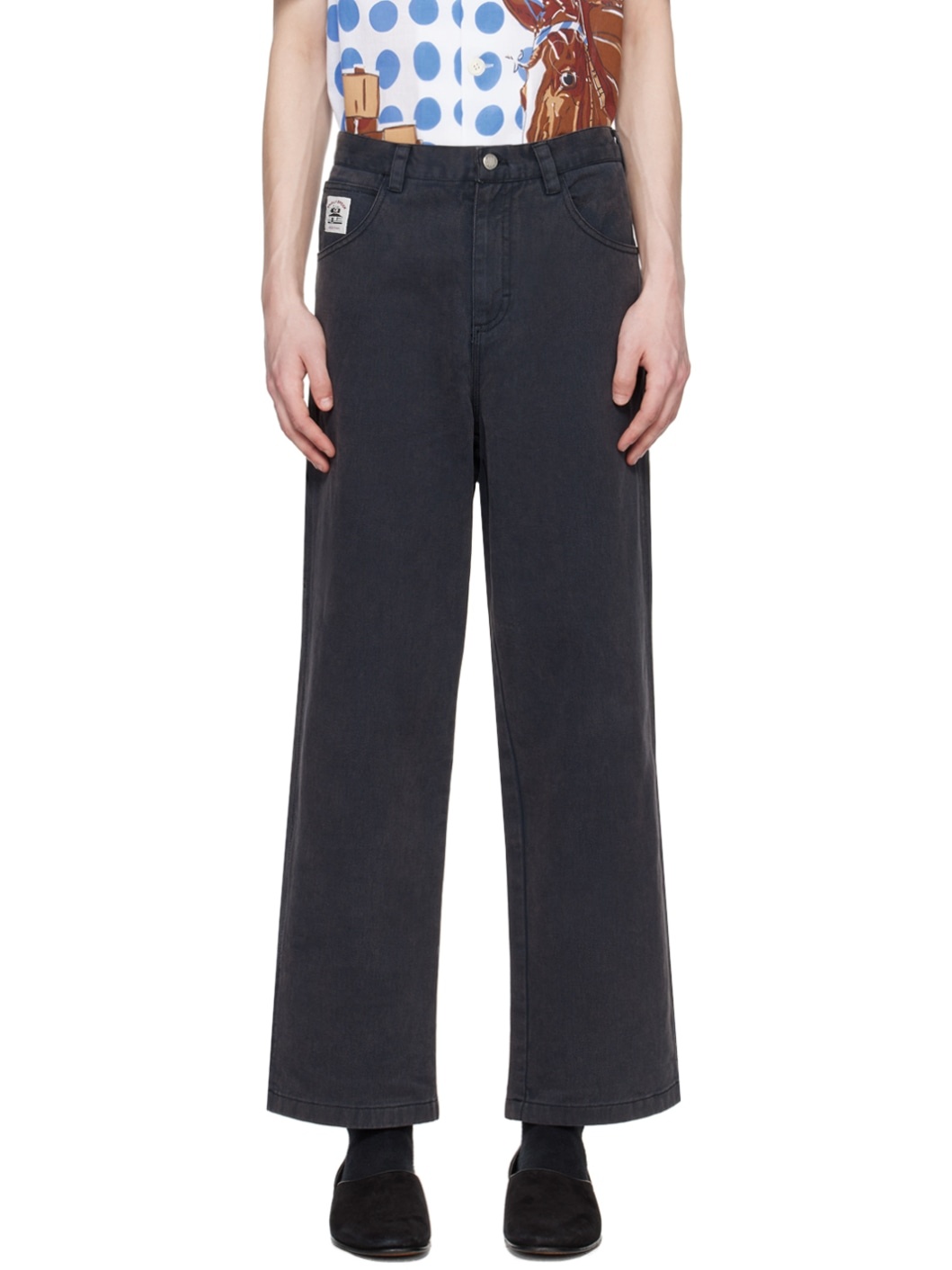 Black Knolly Brook Trousers - 1