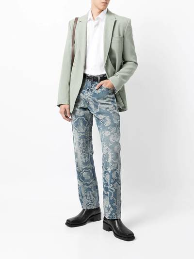 Etro panelled button-down shirt outlook