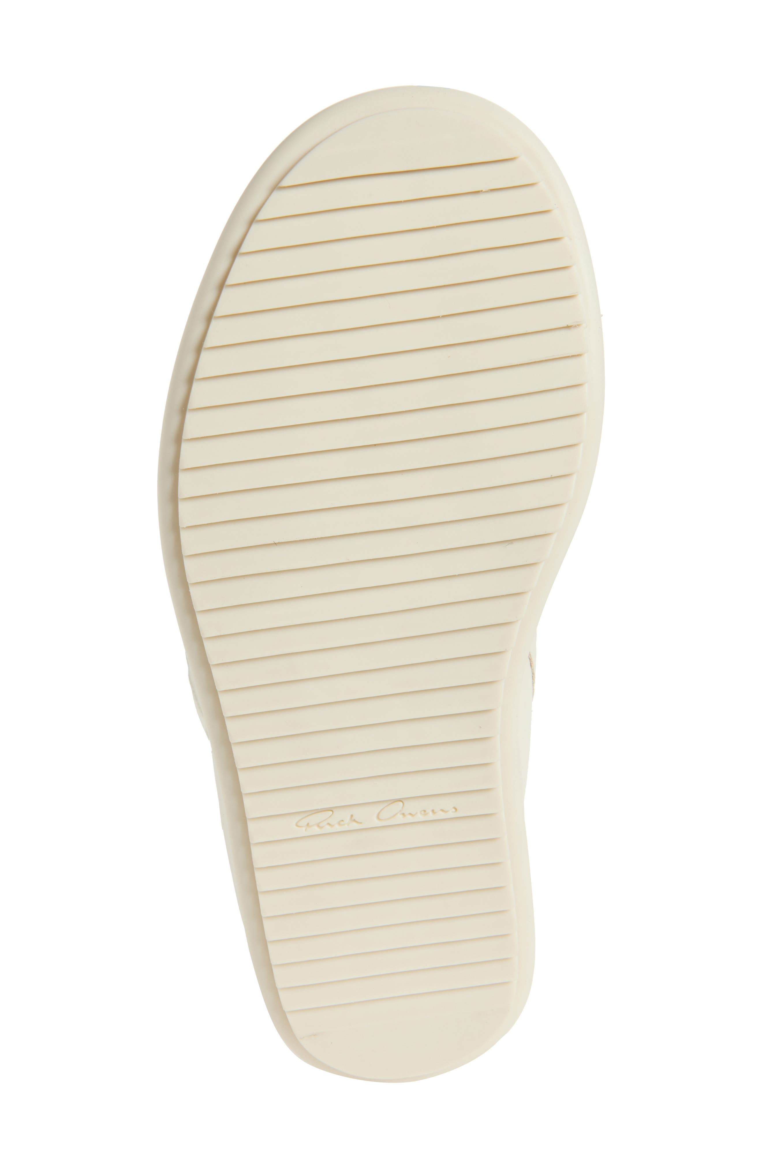 Rick Owens Mega Geobasket High Top Sneaker in Milk/Milk/Milk at Nordstrom - 6