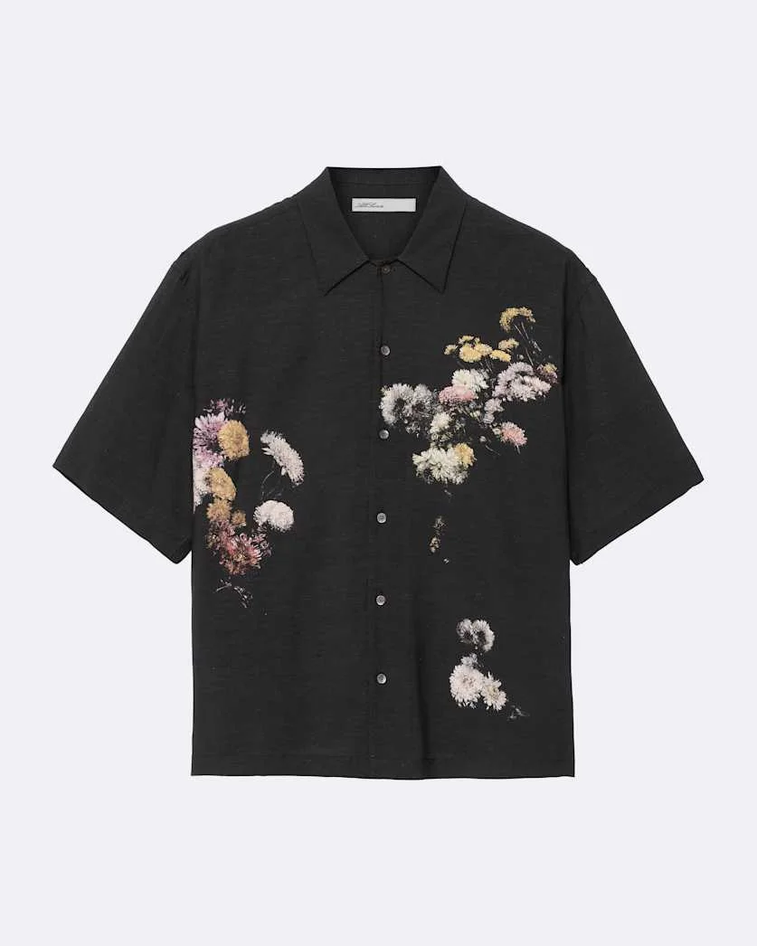FLEUR OVERSIZED FLORAL-PRINT SHIRT - 1