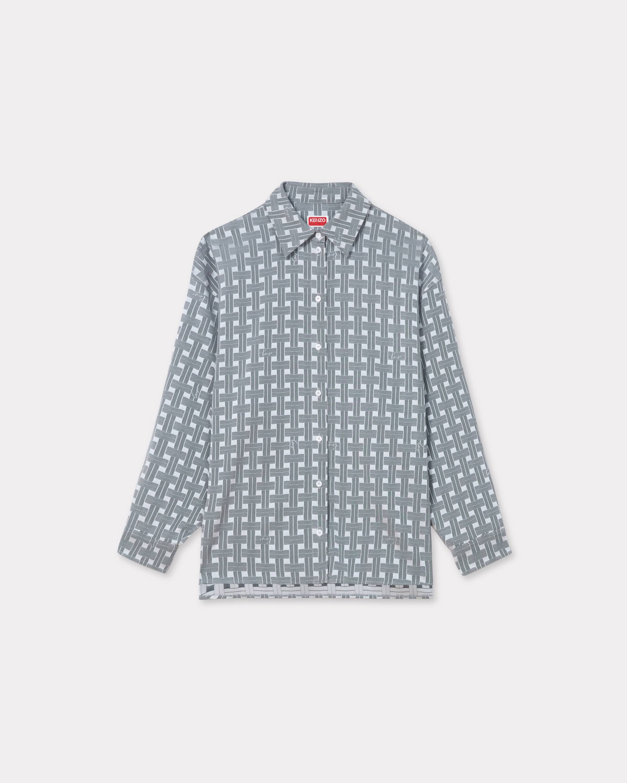 'KENZO Weave' dropped shoulders shirt - 1