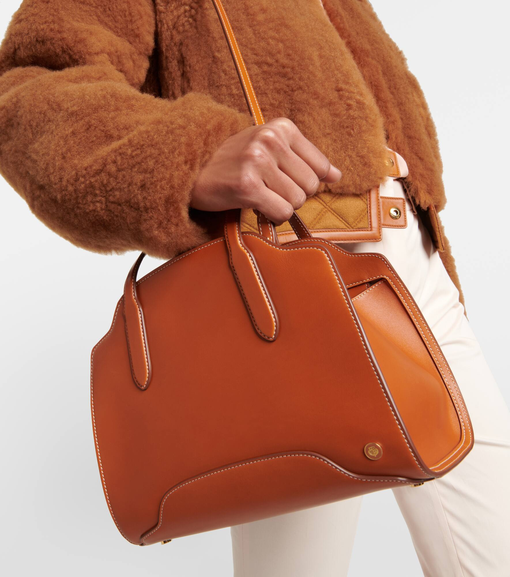 Sesia Medium leather tote bag - 2