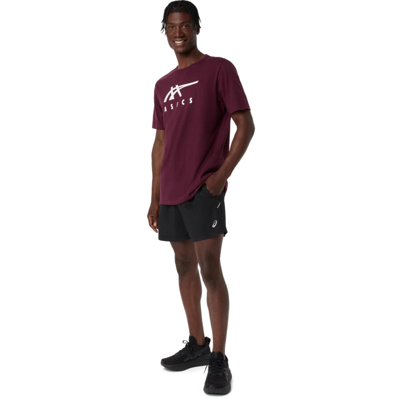 ASICS STRIPE SHORT SLEEVE TEE - 6
