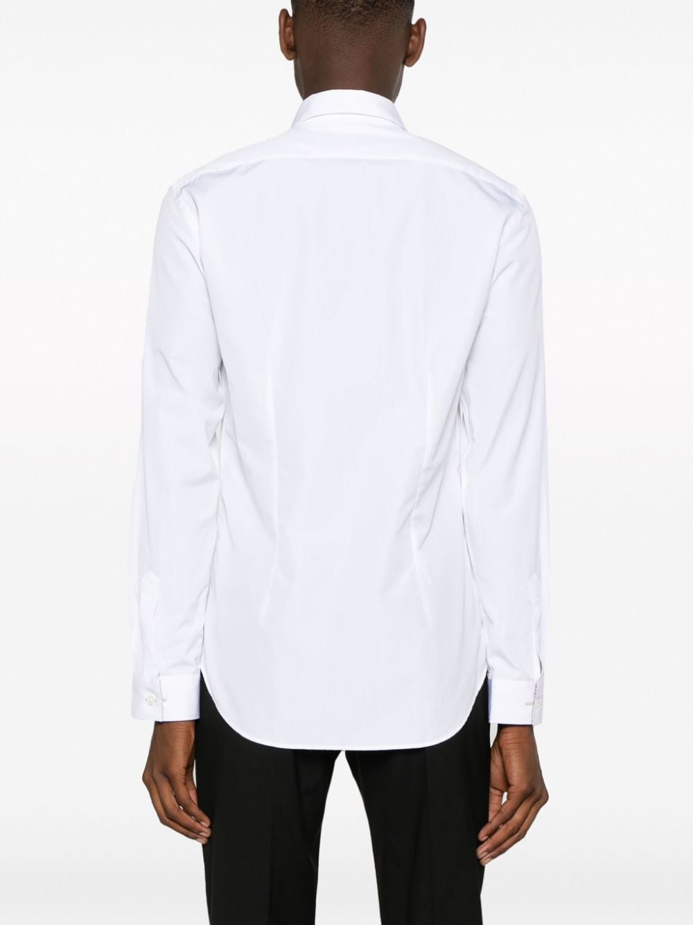 classic-collar cotton shirt - 4