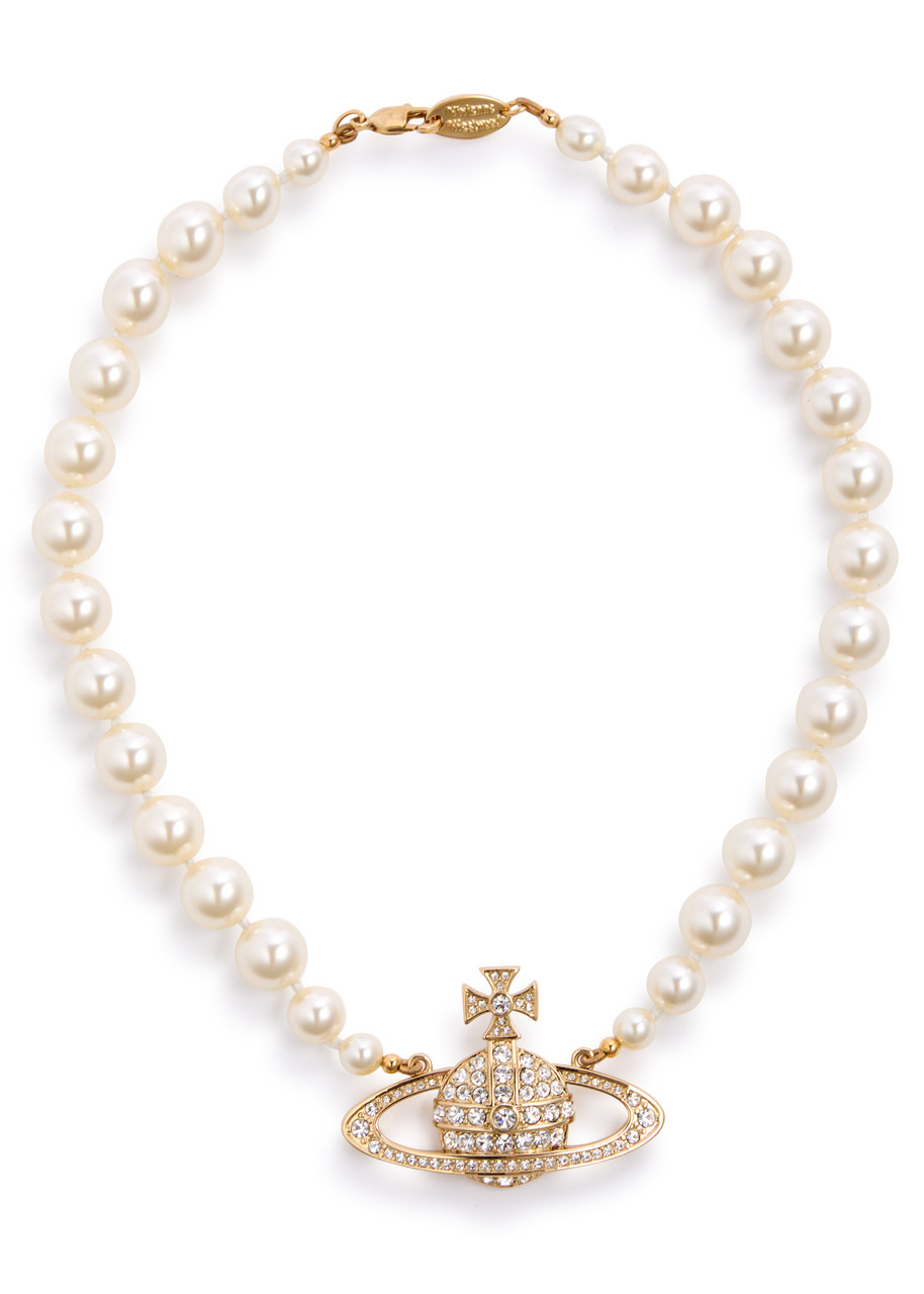 Vivienne Westwood Bas Relief Orb-embellished Pearl Choker - 3