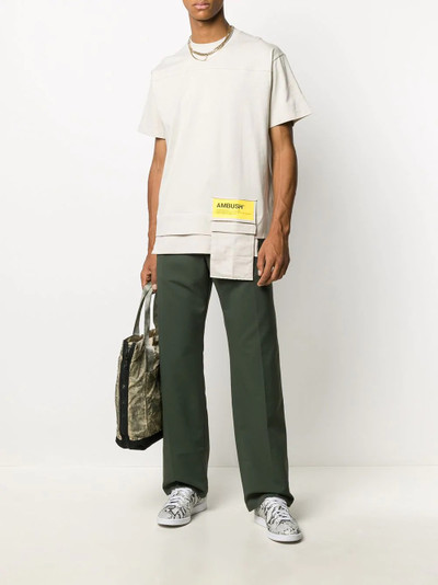 Marcelo Burlon County Of Milan drawstring straight-leg trousers outlook