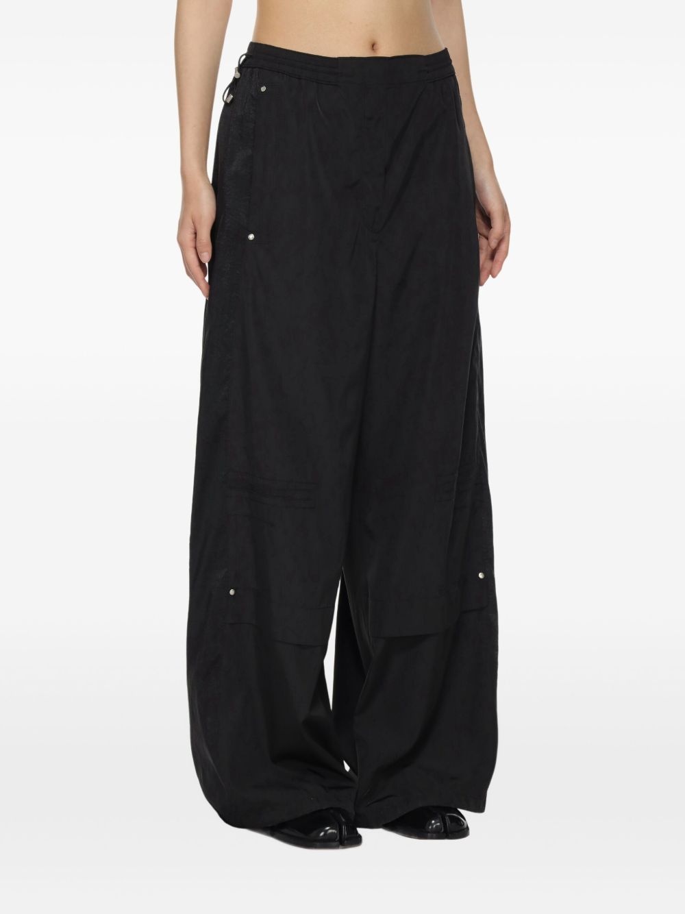stud-embellished trousers - 4