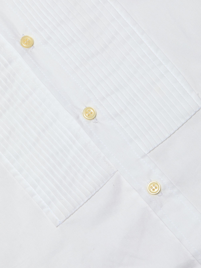 Women's The Tuck Cotton Shirt - White 7