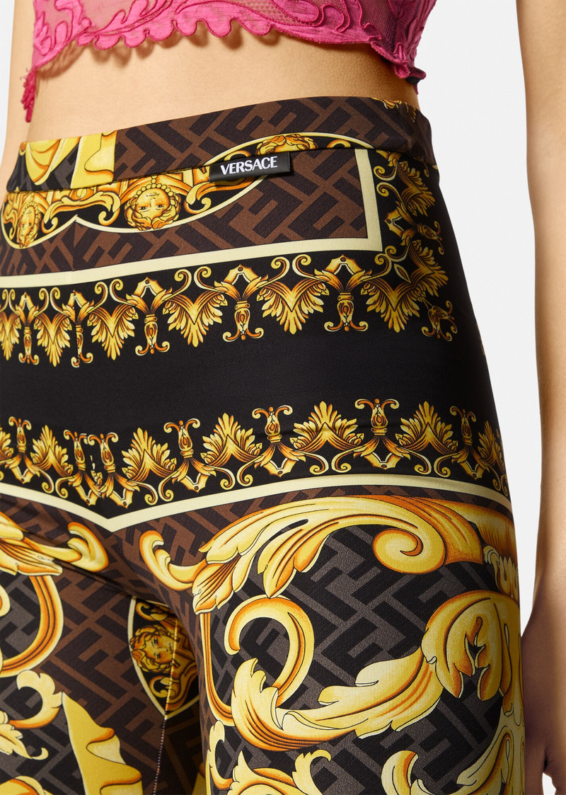 Fendace Gold Baroque Leggings 5