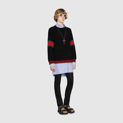 GUCCI Cable knit sweater outlook