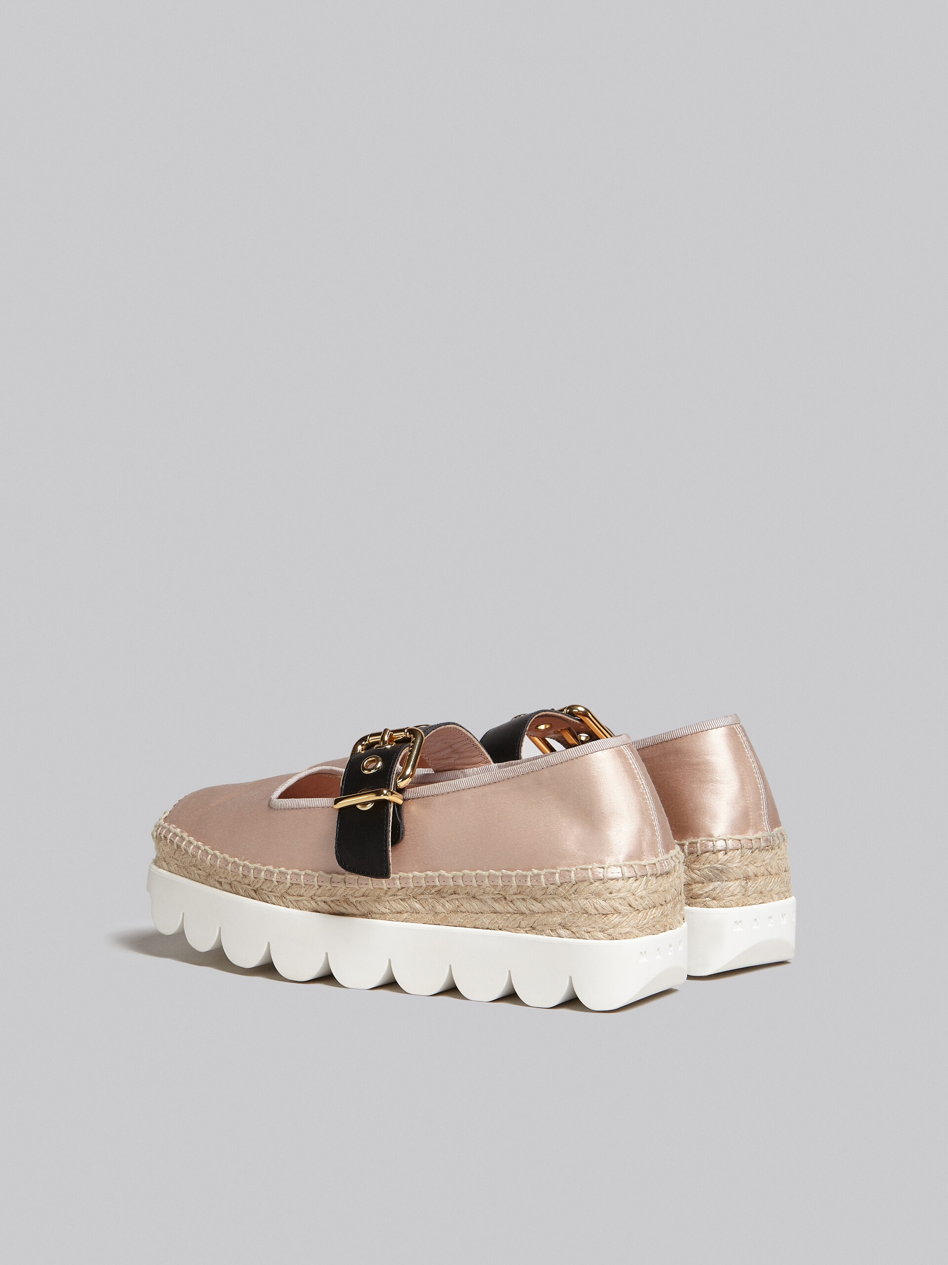 PINK SATIN PETAL ESPADRILLAS - 3