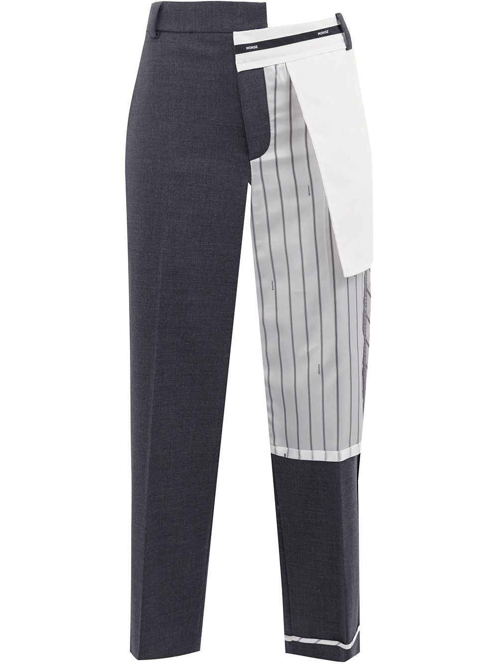 Inside Out pinstripe pocket trousers - 1