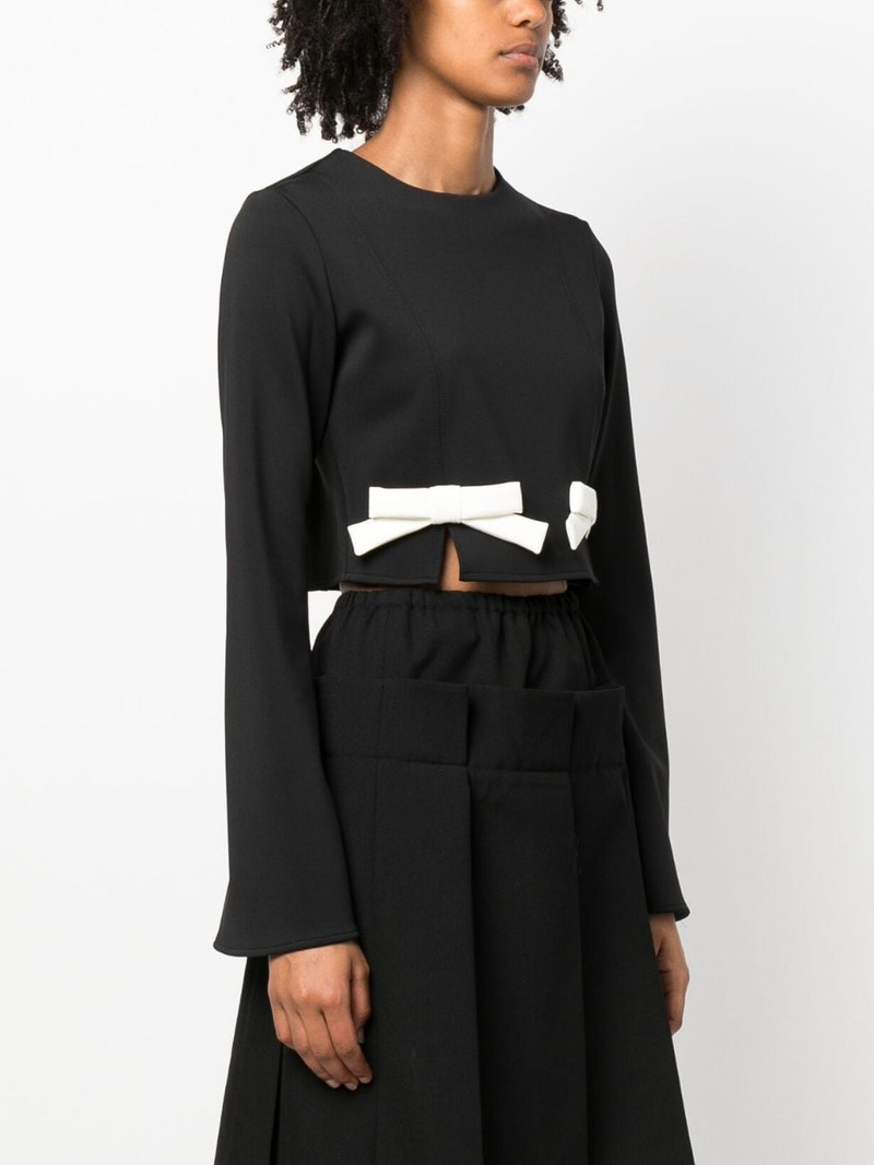 bow-detail cropped top 3
