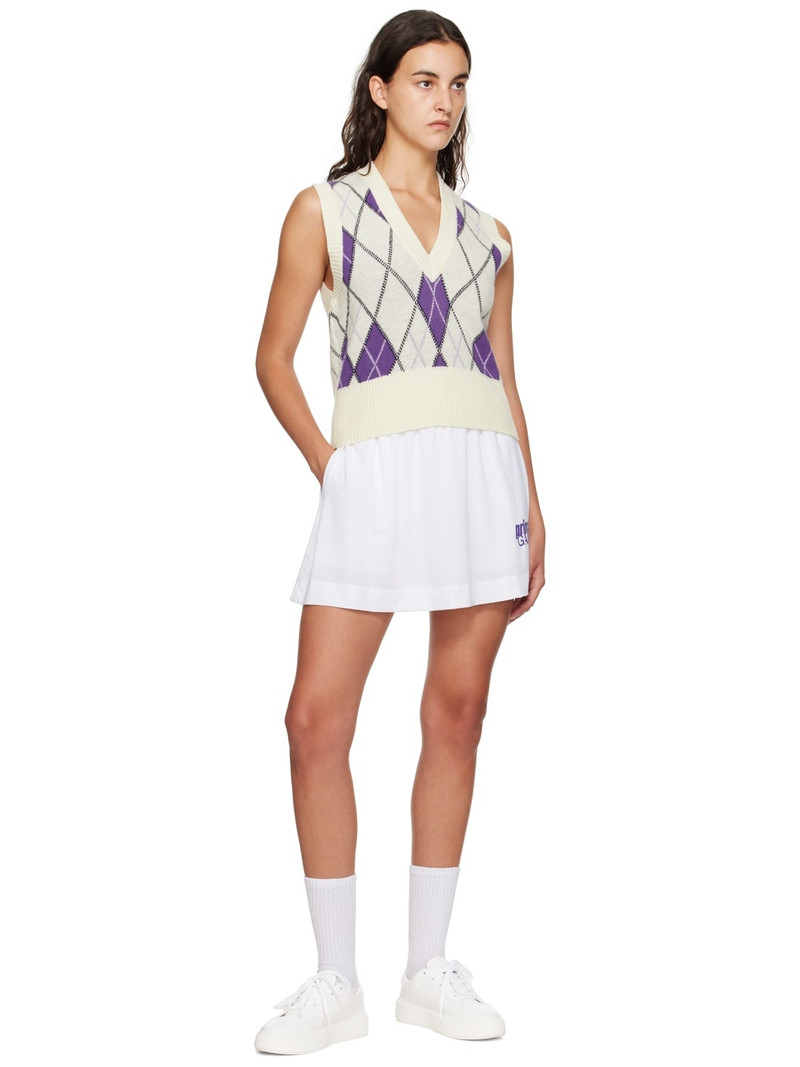 GANNI Off-White Prince Edition Harlequin Vest outlook
