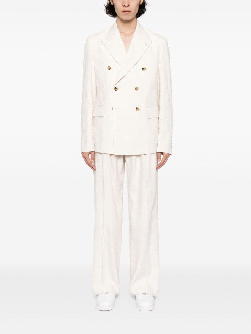AMIRI linen-cotton blend blazer outlook