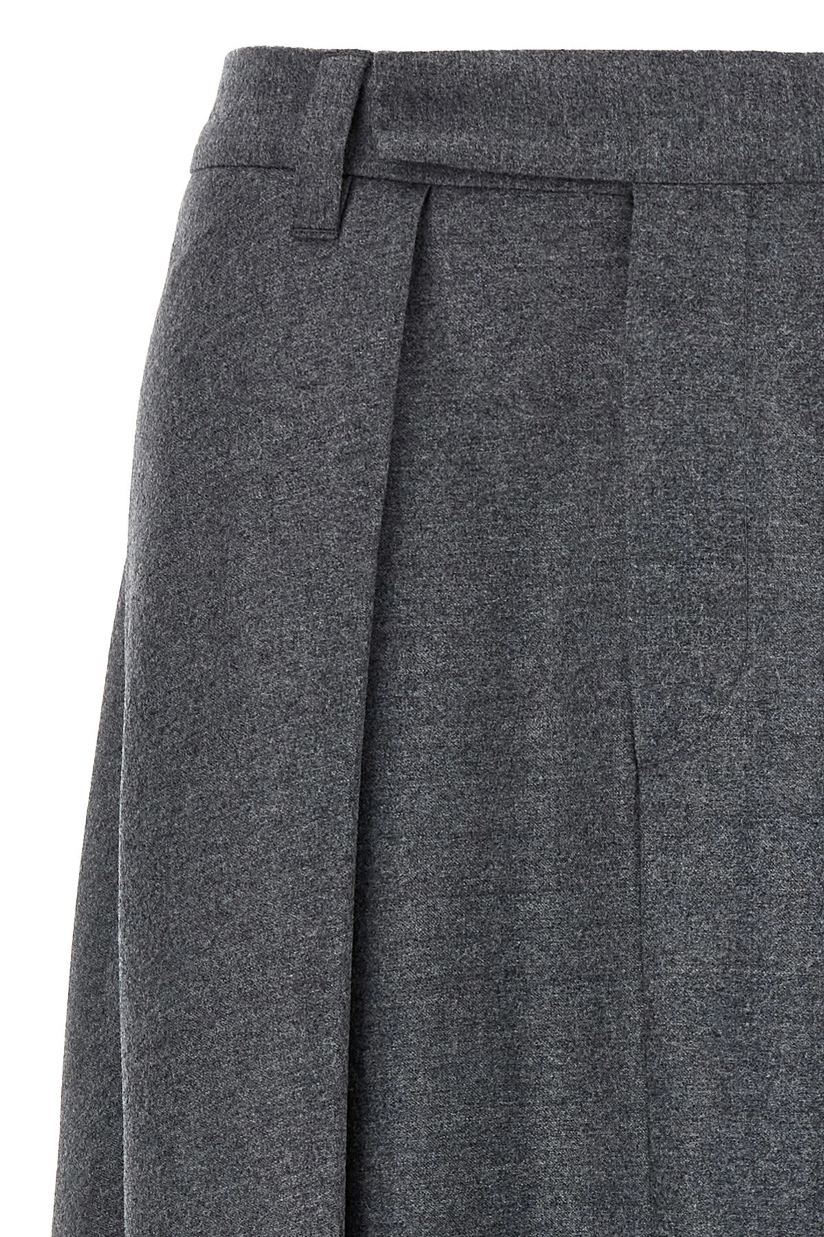 Asymmetrical wool skirt - 3
