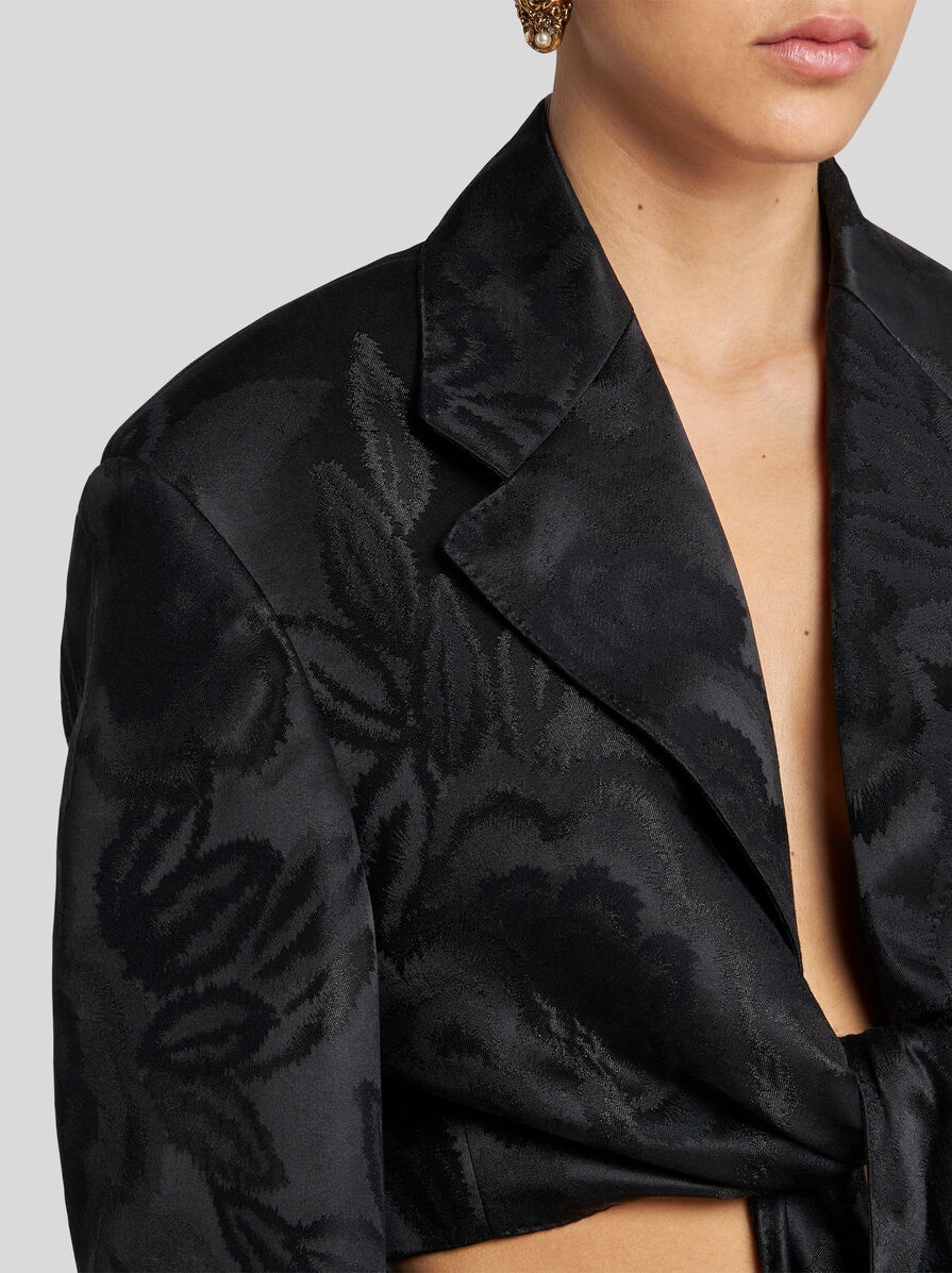 JACQUARD JACKET WITH EMBROIDERY - 2