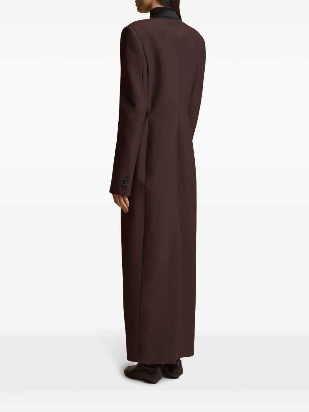 Bellow single-breasted coat - 4
