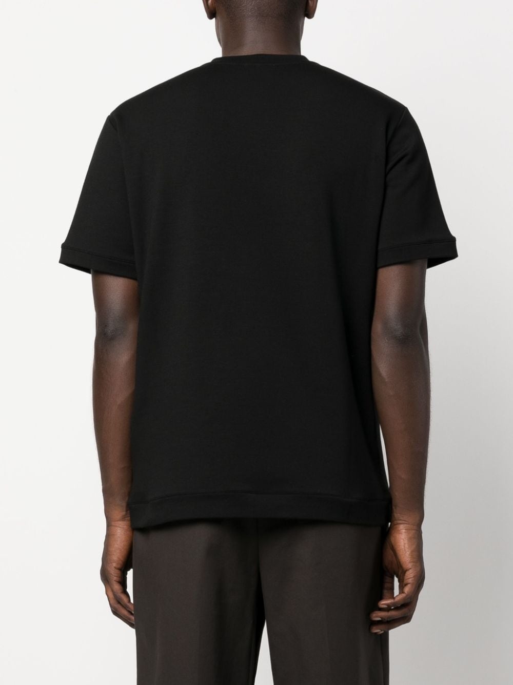 logo-embroidered round-neck T-shirt - 4