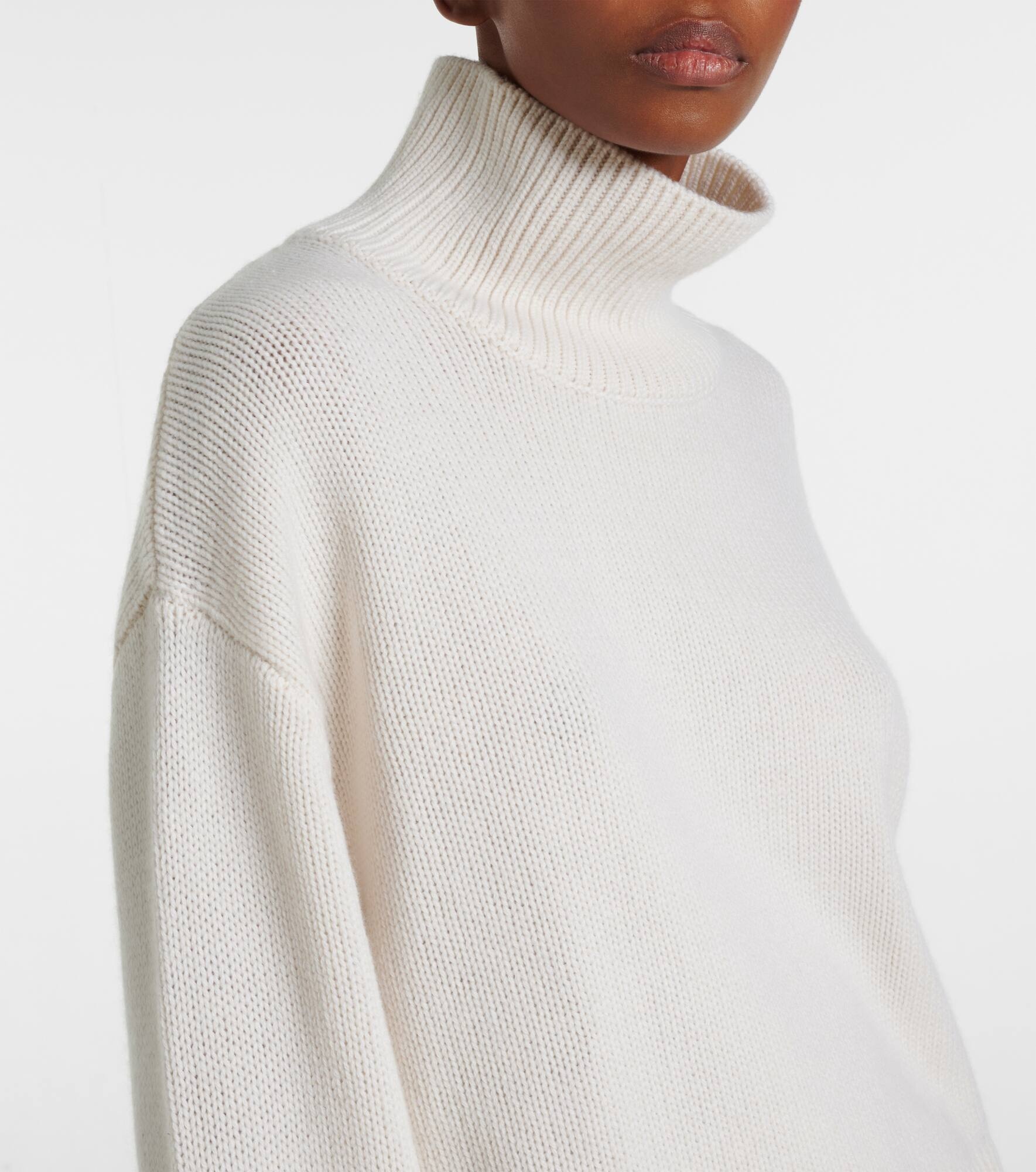 Fleur cashmere turtleneck sweater - 4