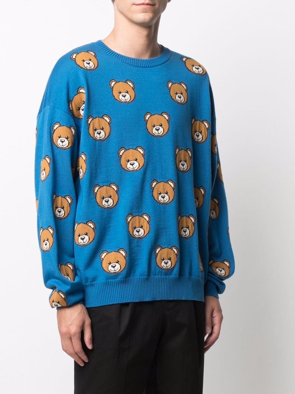 Teddy intarsia-knit jumper - 3