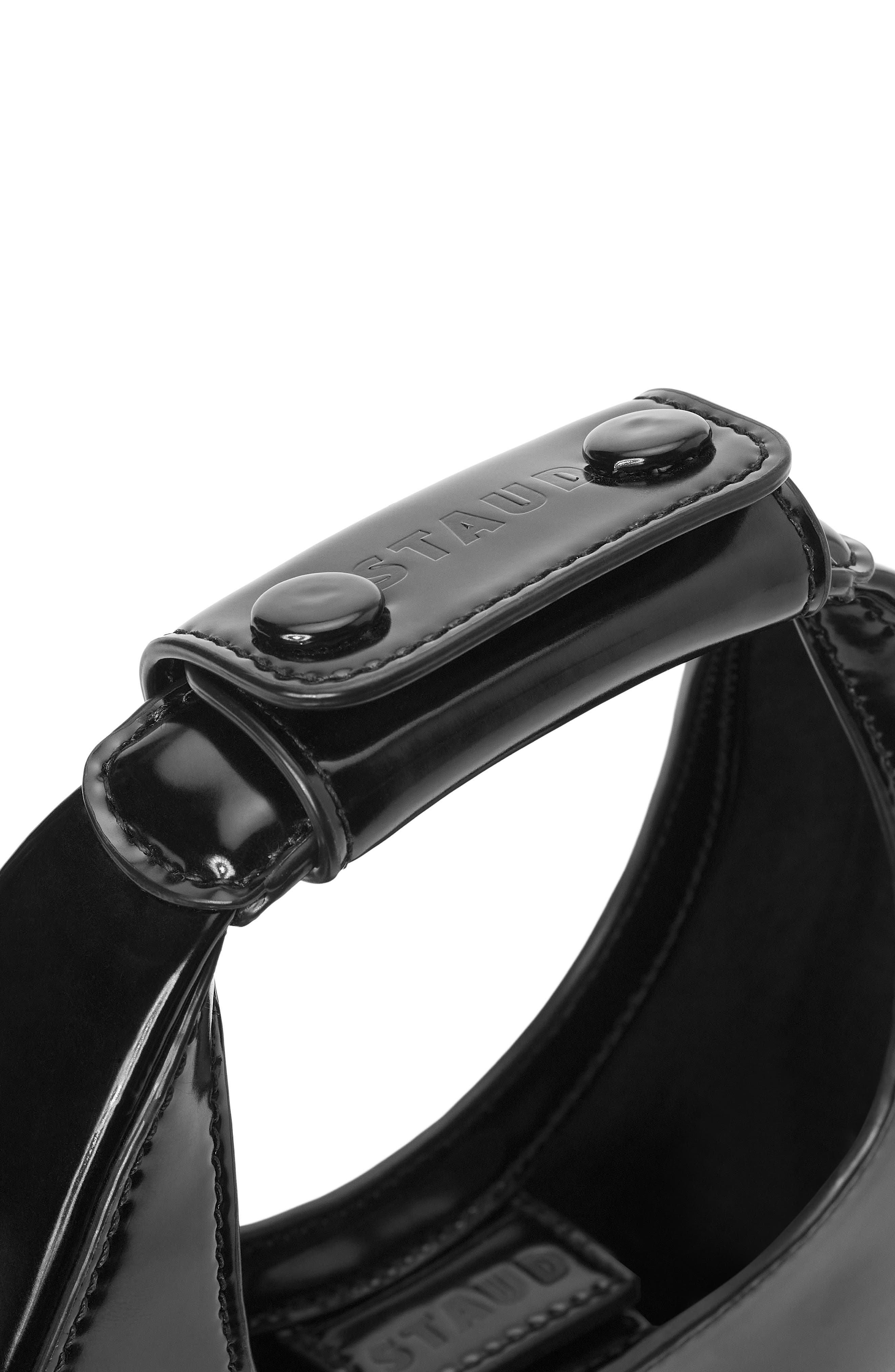 STAUD Mini Moon Handbag in Black at Nordstrom - 8