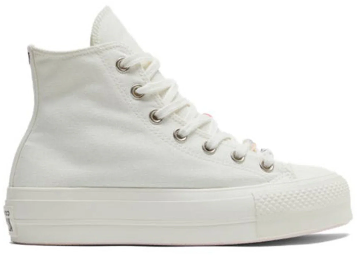 Converse Chuck Taylor All Star Lift Hi DIY Beads Egret (Women's) - 1