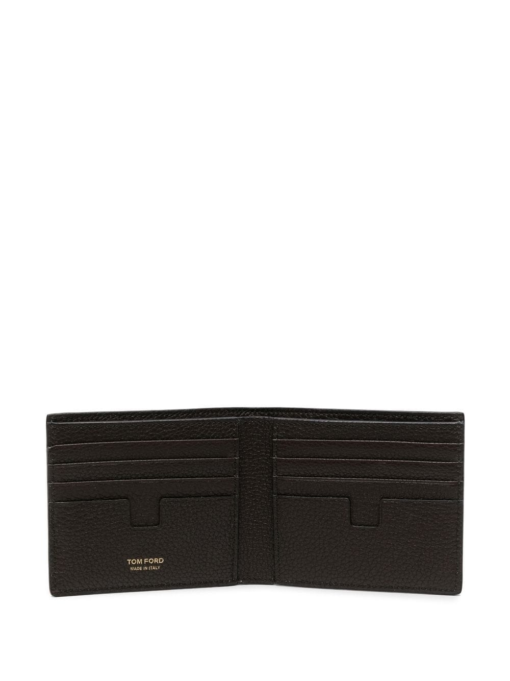 logo-detail leather wallet - 3