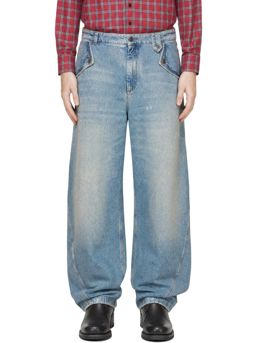 Blue Baggy Jeans - 1