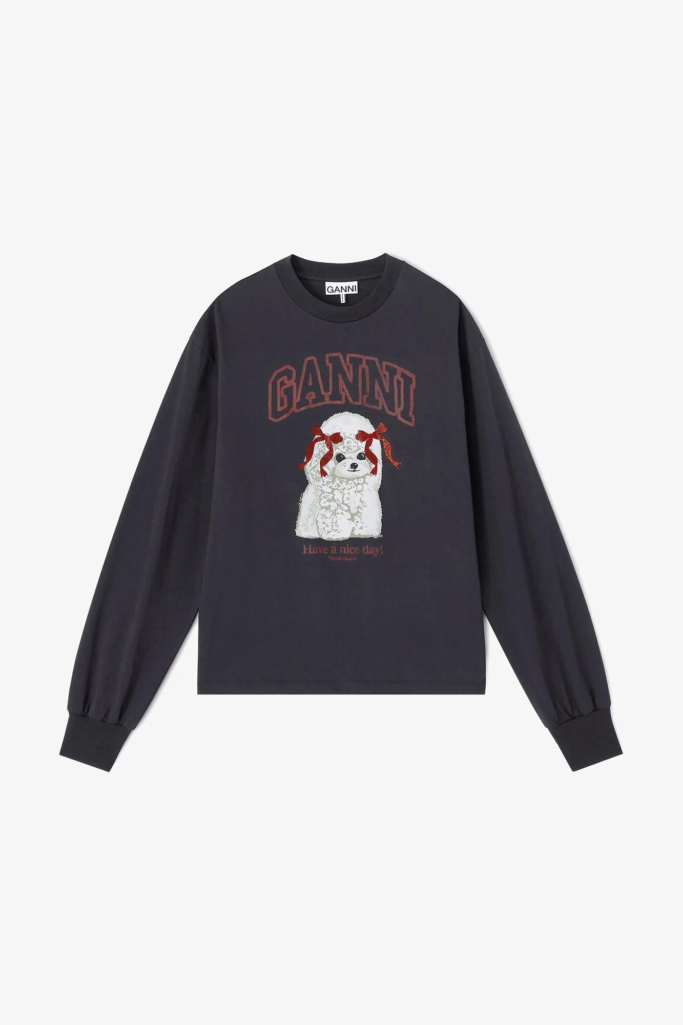 GREY POODLE LONG-SLEEVE - 1