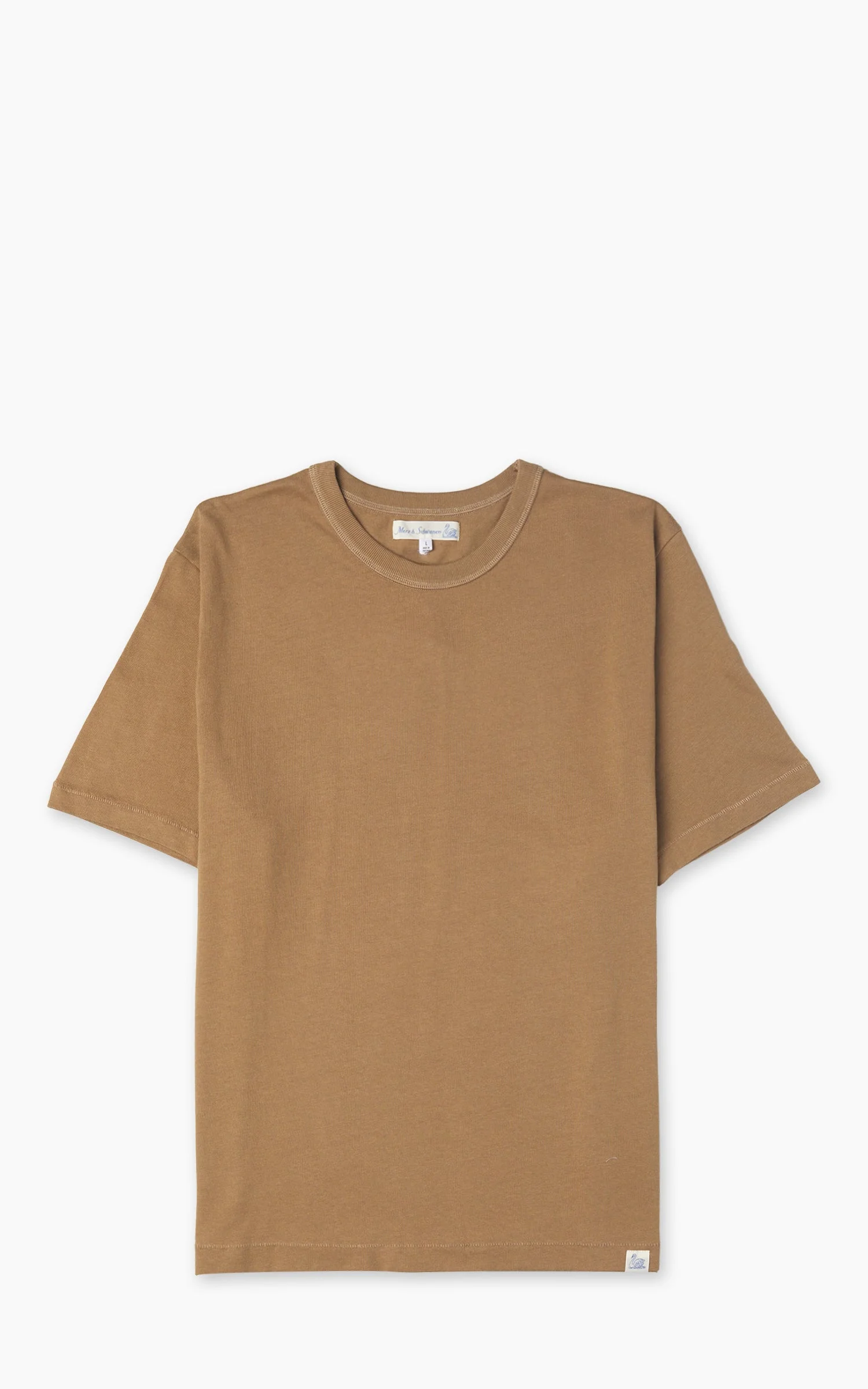 MERZ B. SCHWANEN TEE03 TEE DUSTED KHAKI - 1
