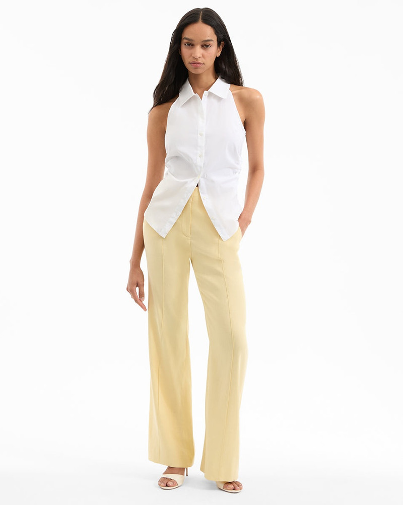VERONICA BEARD KOMI STRETCH-LINEN PANT outlook