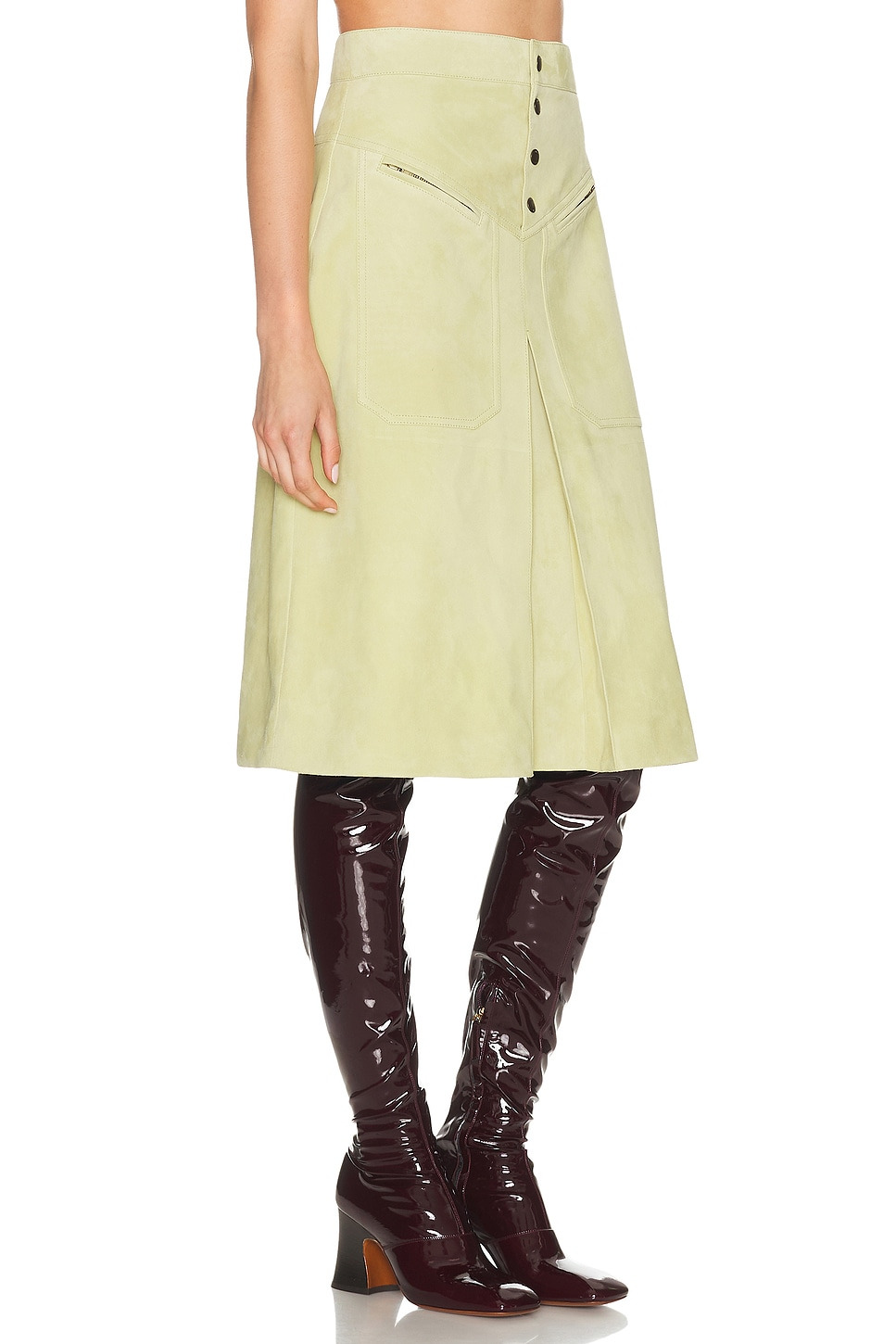 Suede Skirt - 2