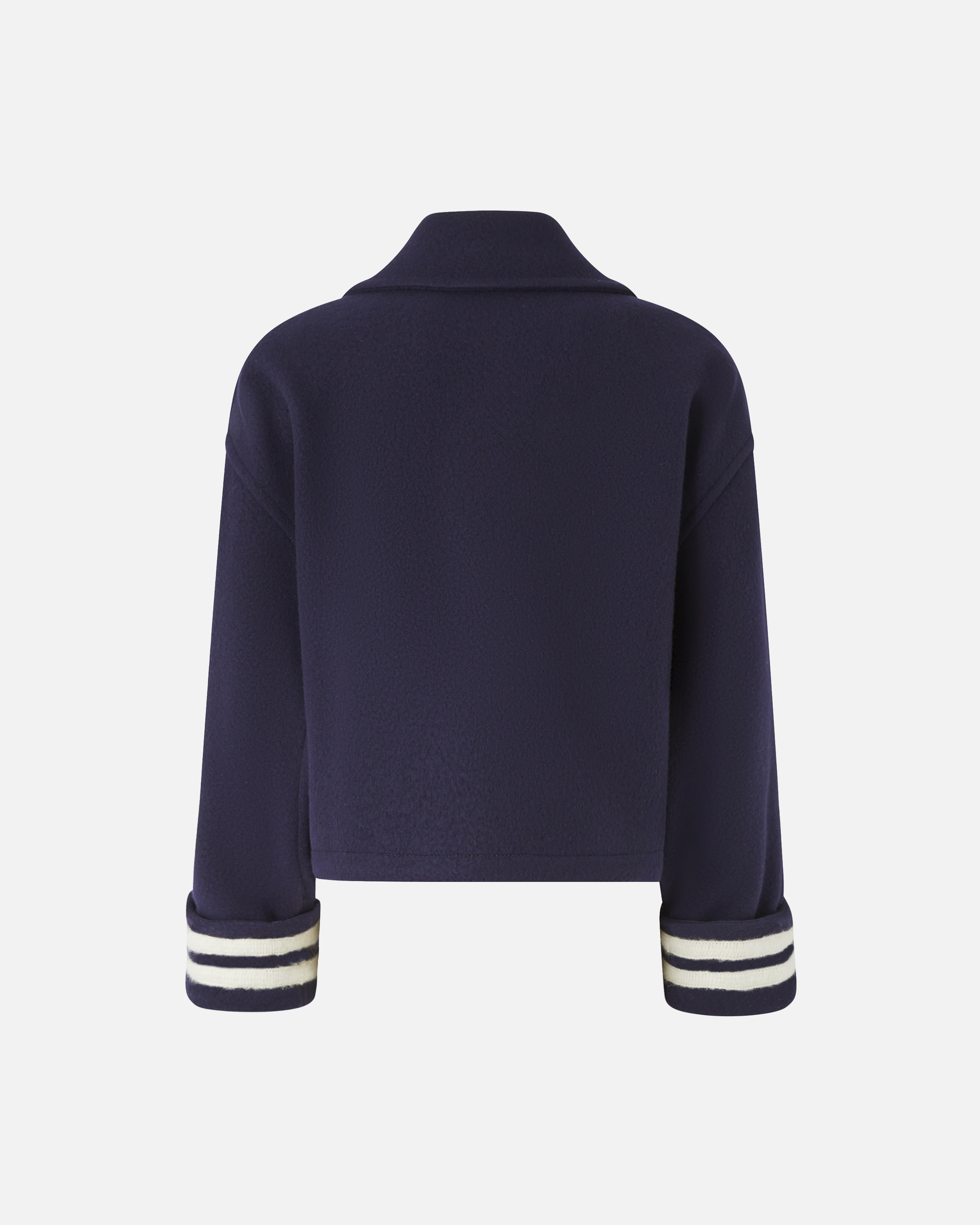 SHORT CLOTH PEA COAT - 2