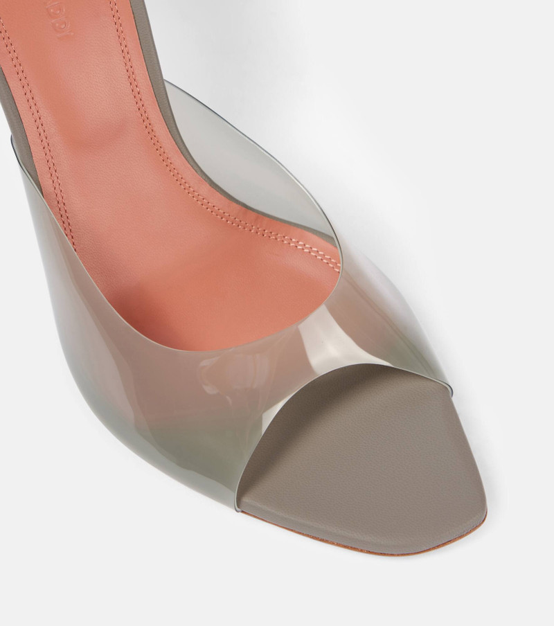 Alexa Glass 95 PVC mules 5