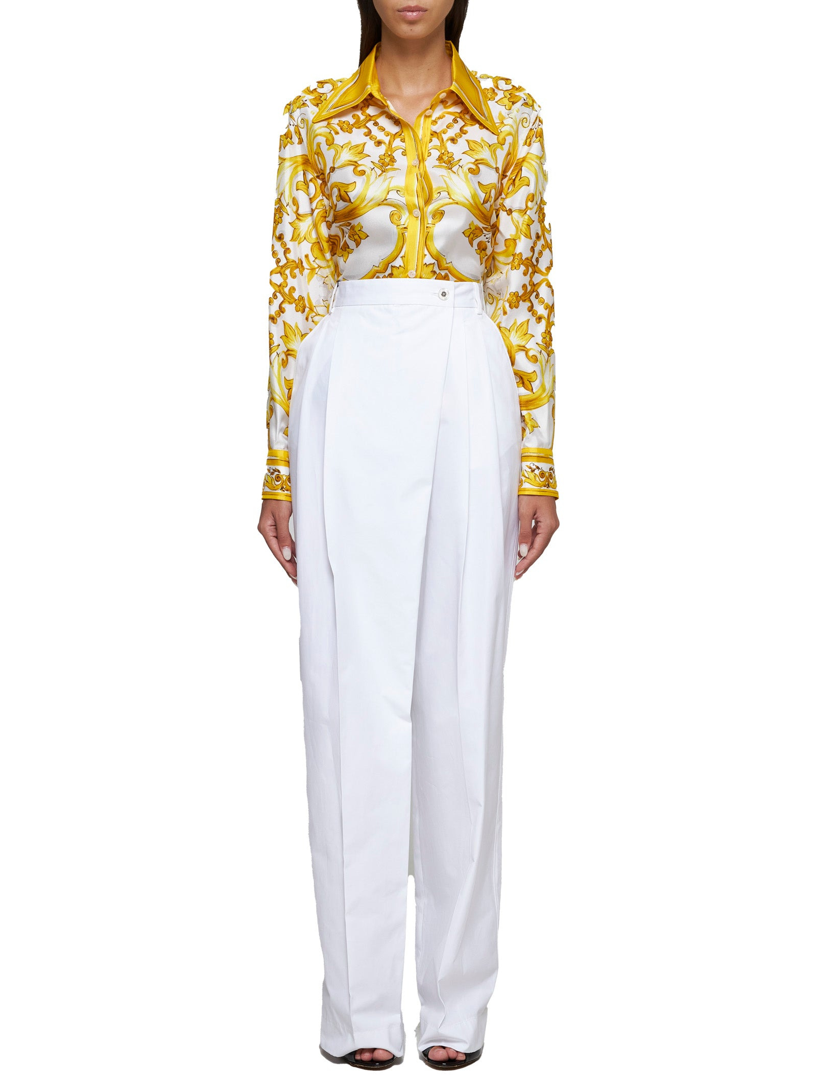 Cotton wrap trousers - 2