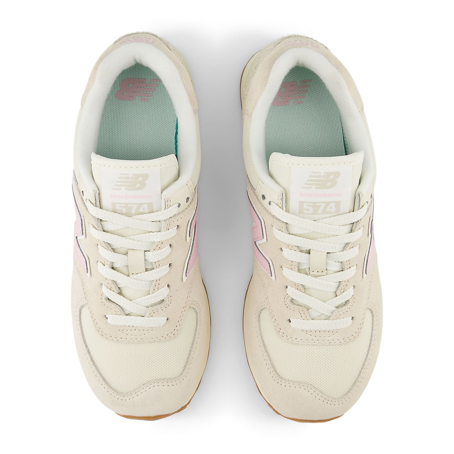 (WMNS) New Balance 574 'Linen Mid Century Pink' WL574GU2 - 4
