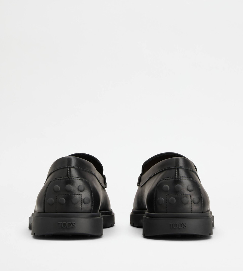 LOAFERS IN LEATHER - BLACK 3