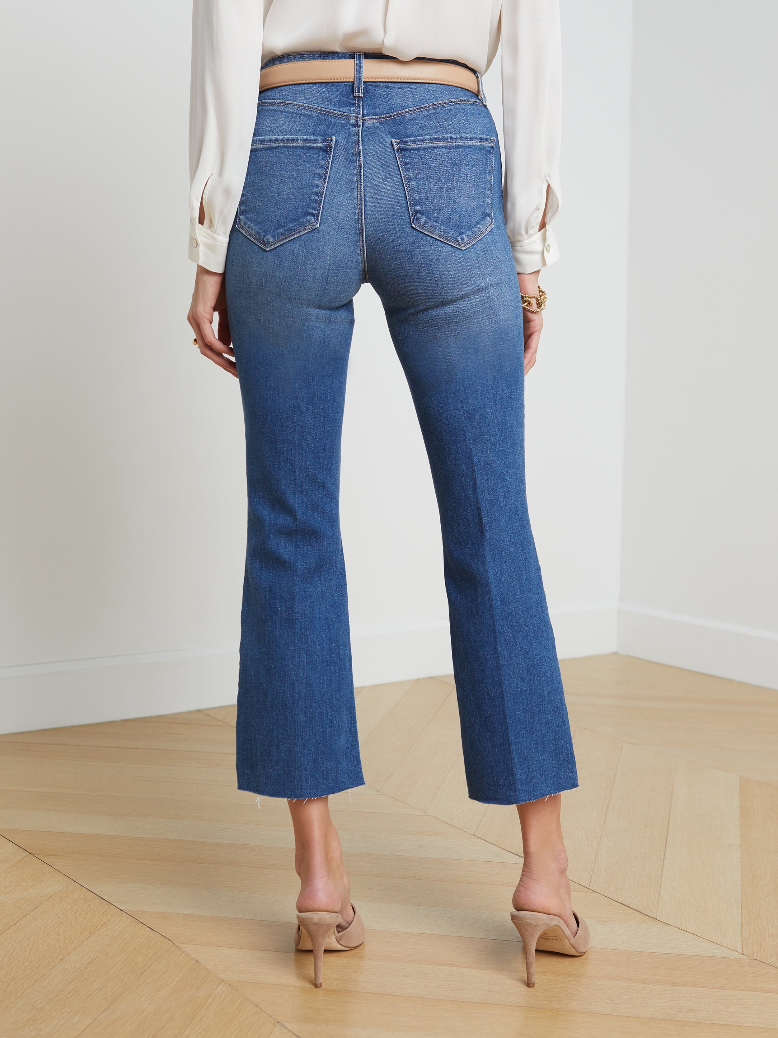 Kendra Cropped Flare Jean - 5
