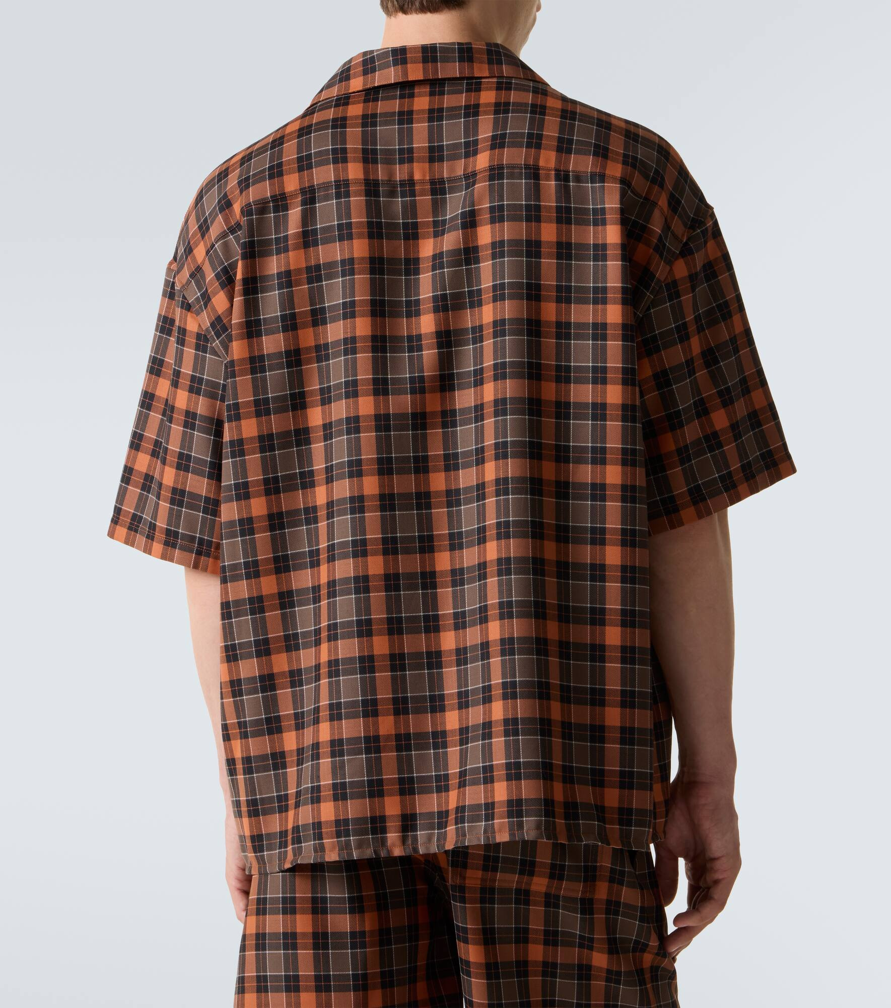 Anagram plaid bowling shirt - 4