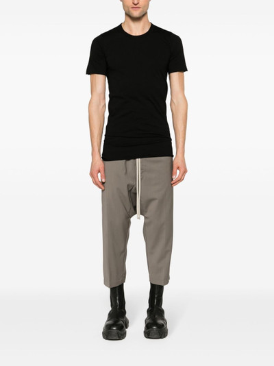 Rick Owens drawstring-waist cropped trousers outlook