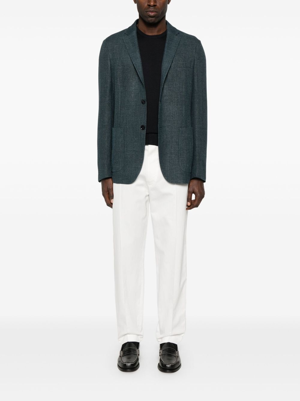buttoned blazer - 2