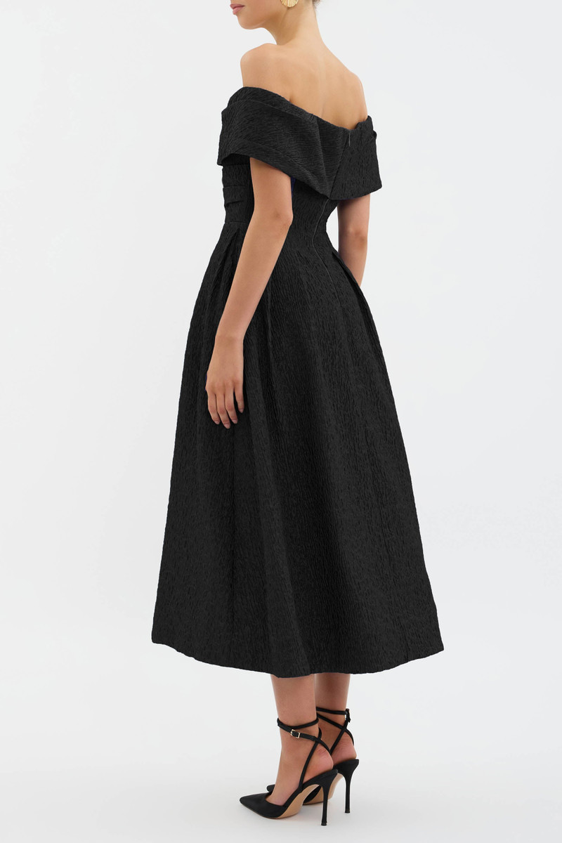 Helene Off Shoulder Midi Dress 4