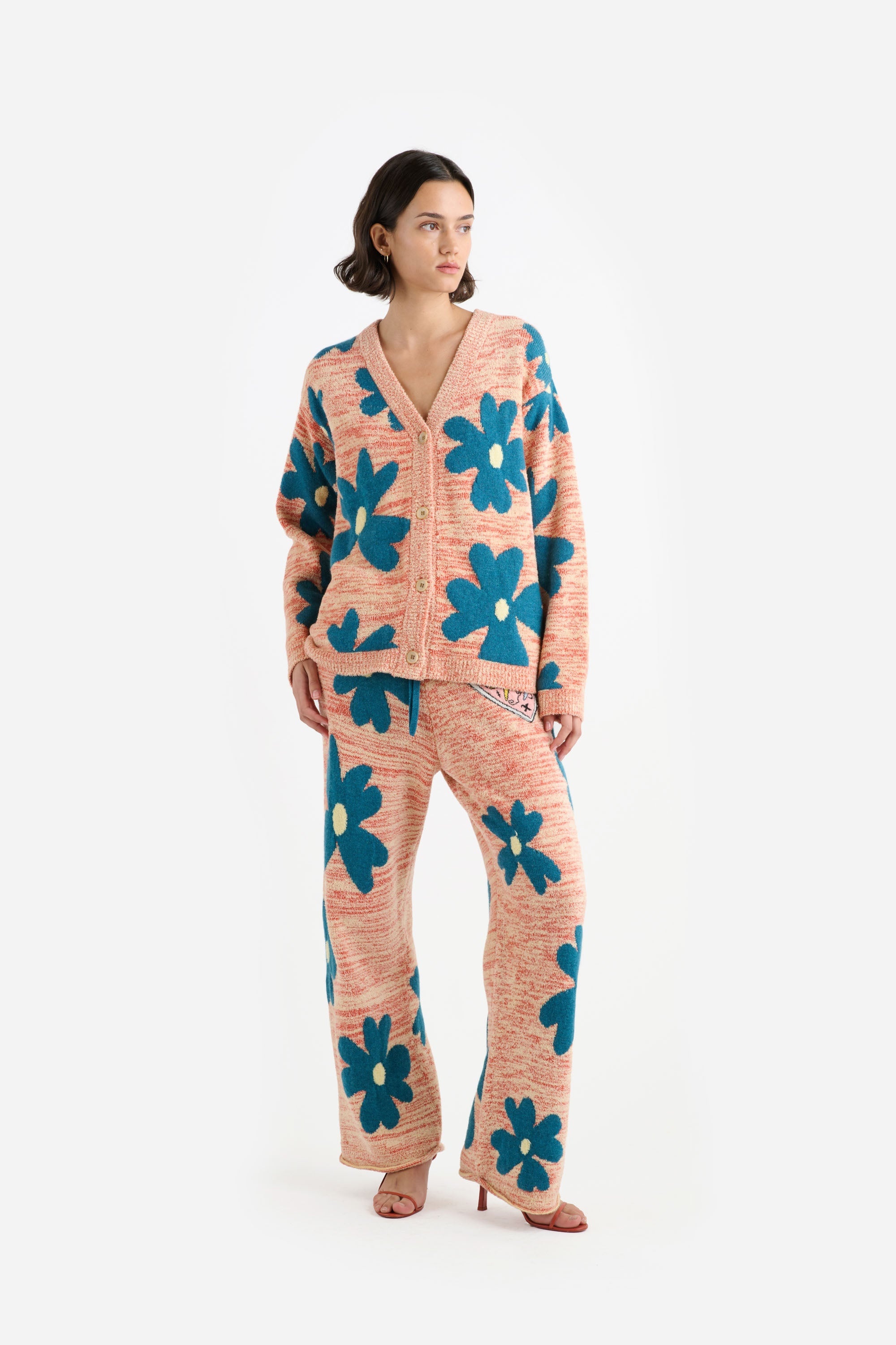 FLORAL SUN & MOON CARDIGAN - 2